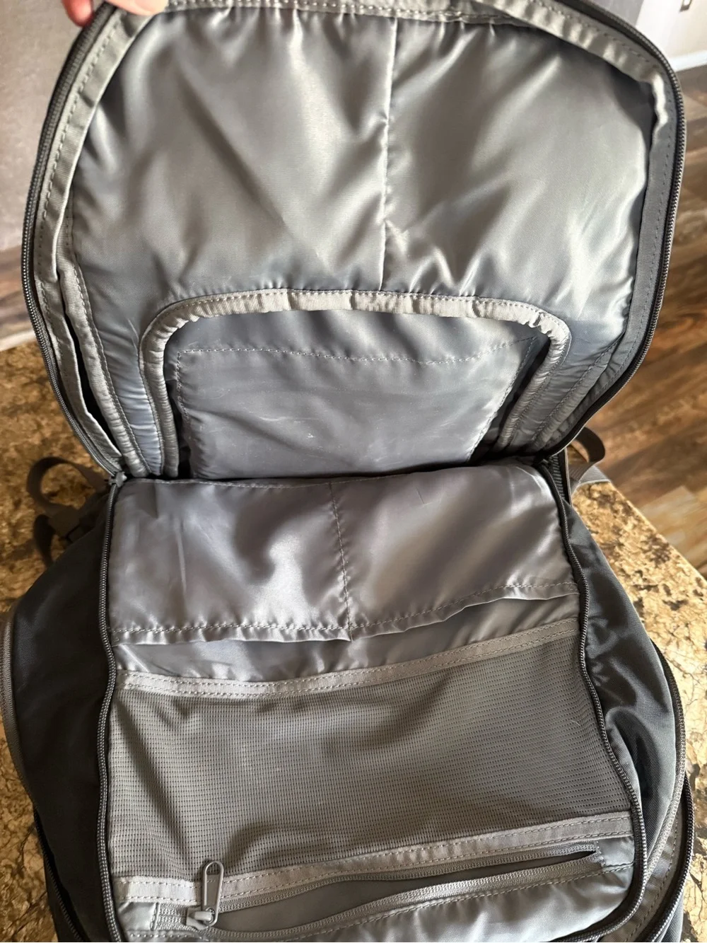 Timbuk2 Uptown Backpack Travel Friendly Laptop Compartment Logo Is M43. Clean.